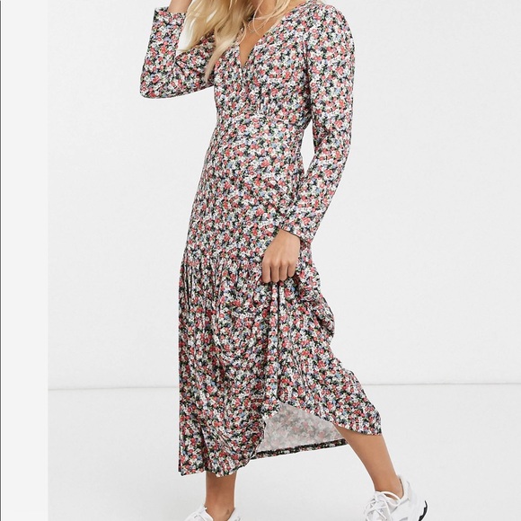 ✨HOST PICK✨ASOS Retro Petite midi dress - Picture 4 of 8